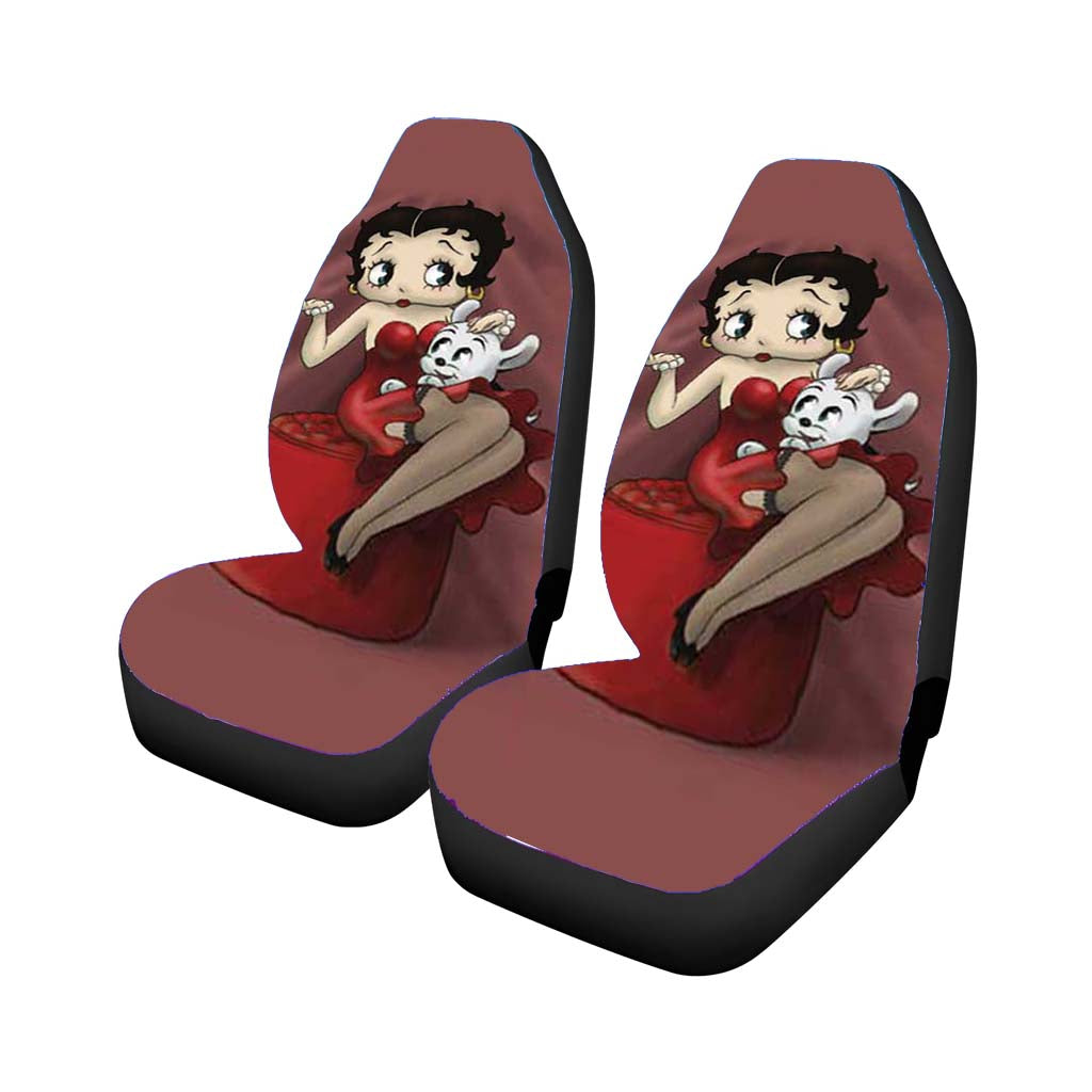 Betty Boop With Dog Small car Seat Covers