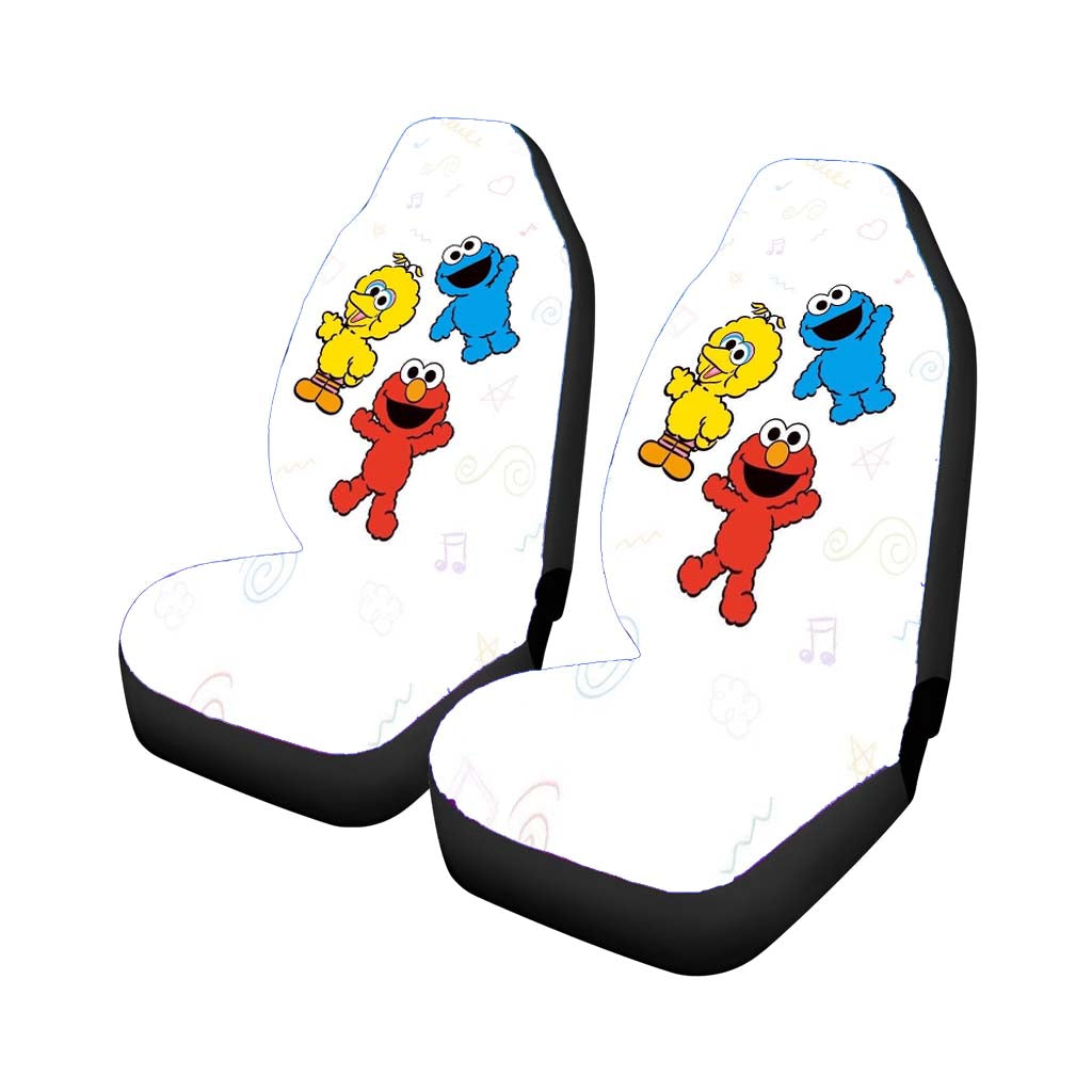 Big Bird Elmo Cookie Monster car Seat Covers