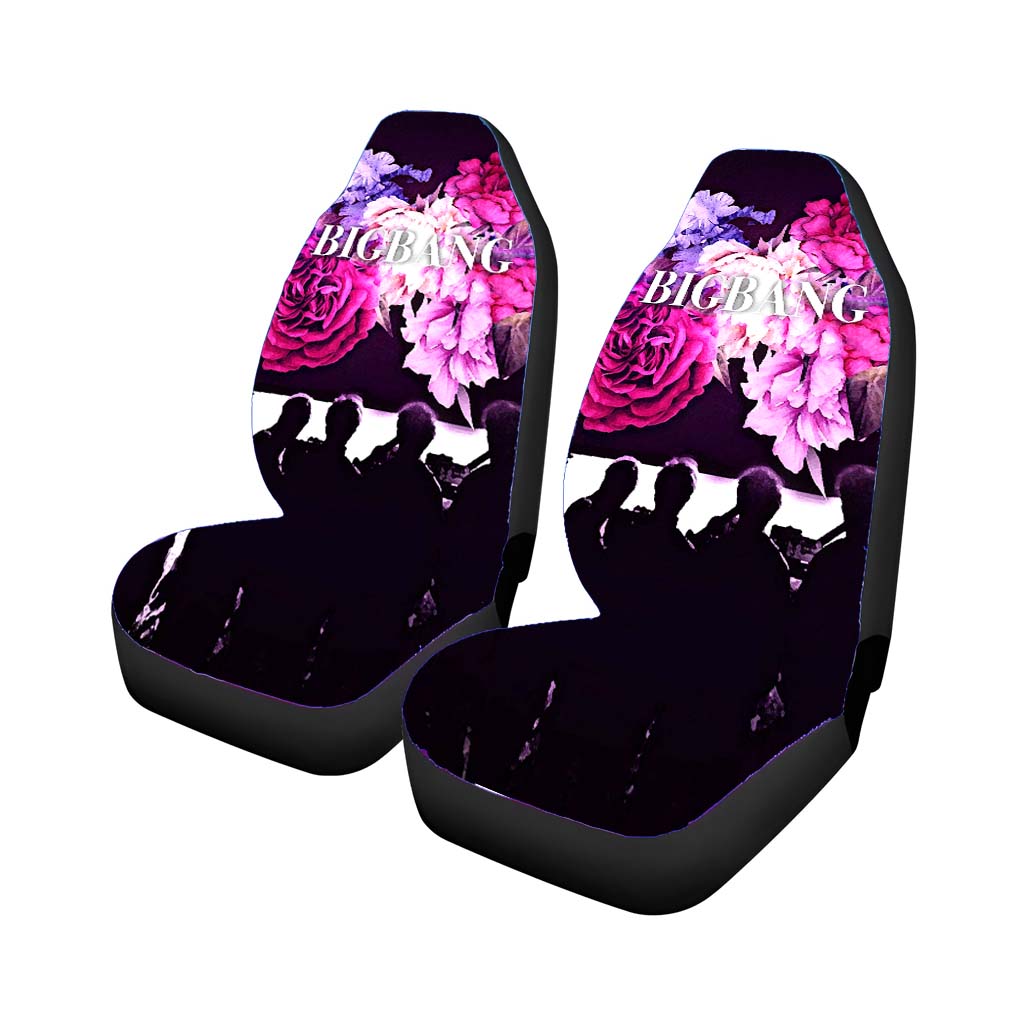 Bigbang Flower Road Purple car Seat Covers