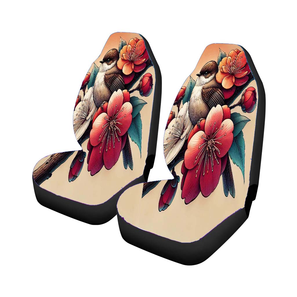 Bird Floral car Seat Covers