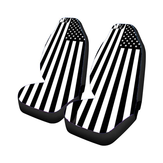 Black & White American Flag Car Seat Covers
