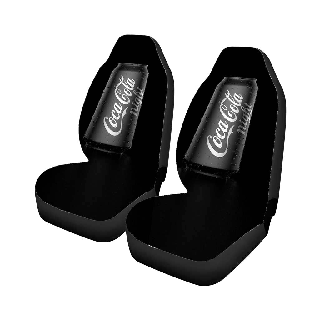 Black And White Coca Cola car Seat Covers