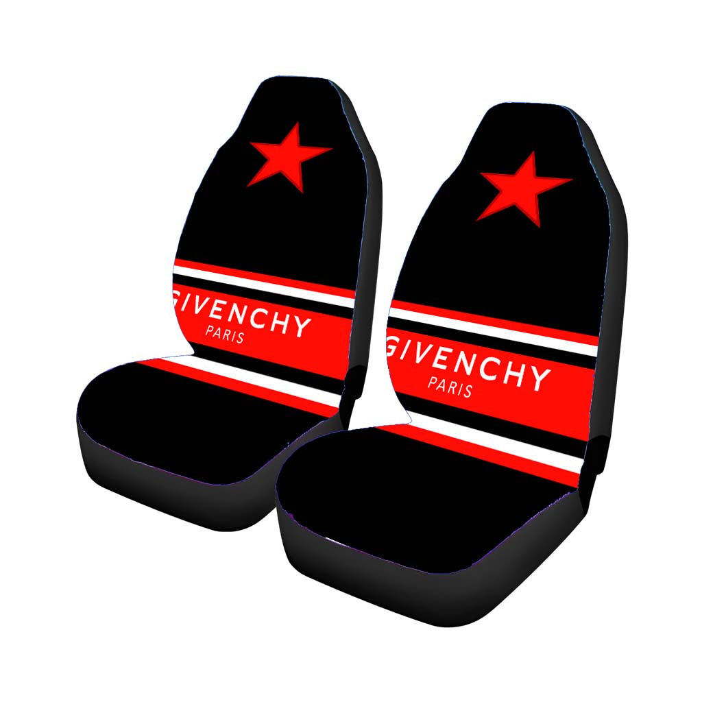 Black Givenchy Paris Car Seat Covers