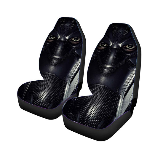 Black Panther Face Car Seat Covers