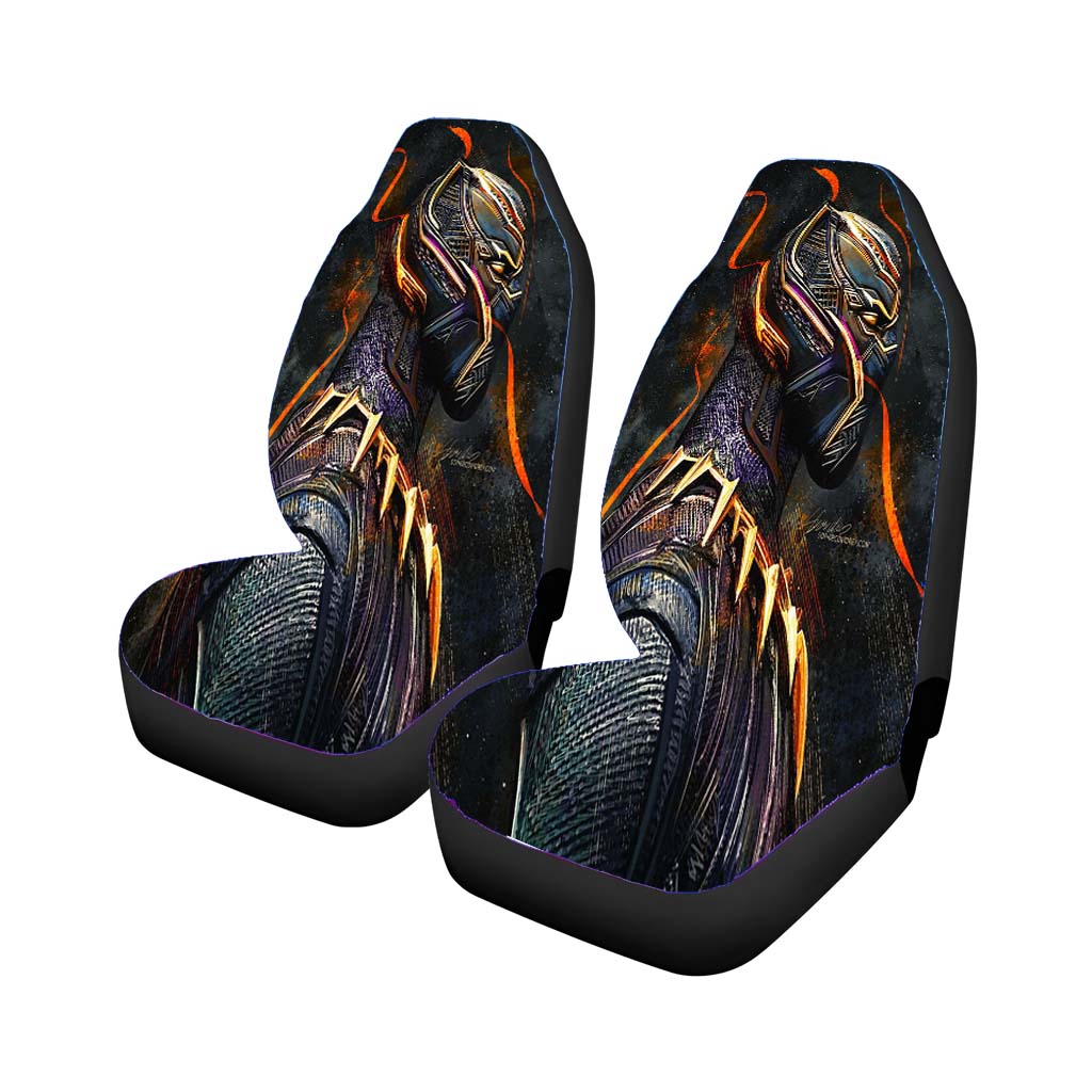 Black Panther Heroes Poster car Seat Covers