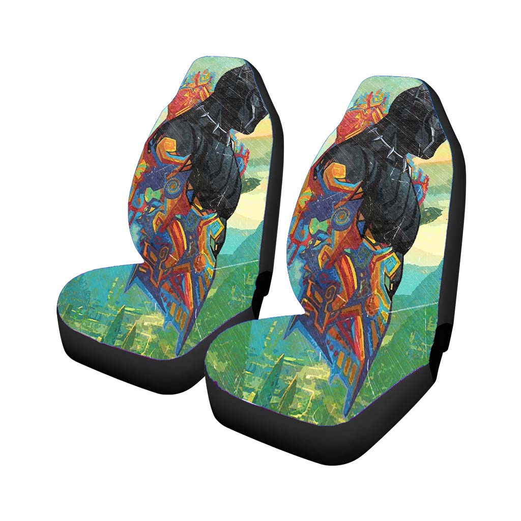 Black Panther Heroes Promo Art car Seat Covers