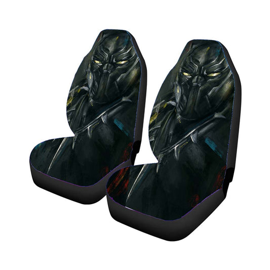 Black Panther Illustration Car Seat Covers