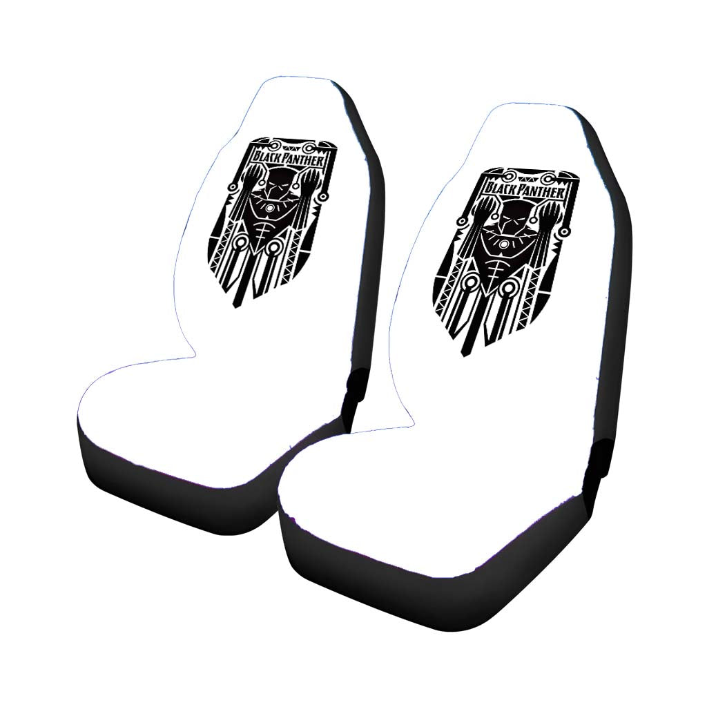 Black Panther Logo car Seat Covers