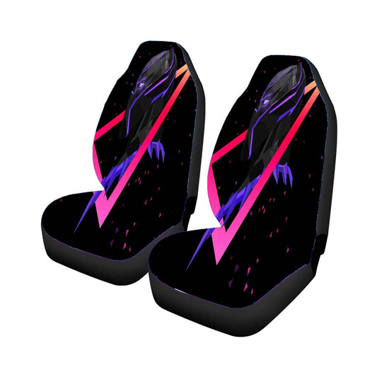 Black Panther Low Ploy Artwork Car Seat Covers