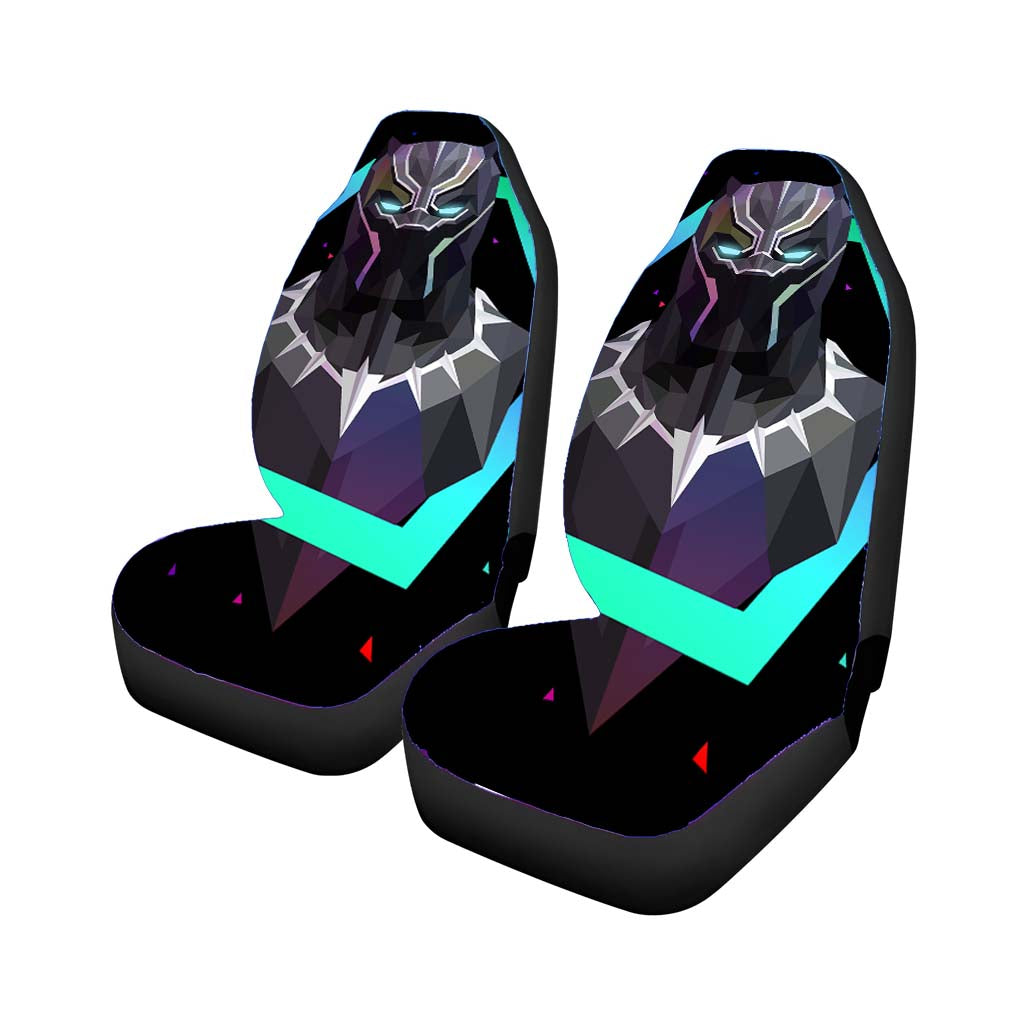 Black Panther Lowpoly Artwork car Seat Covers