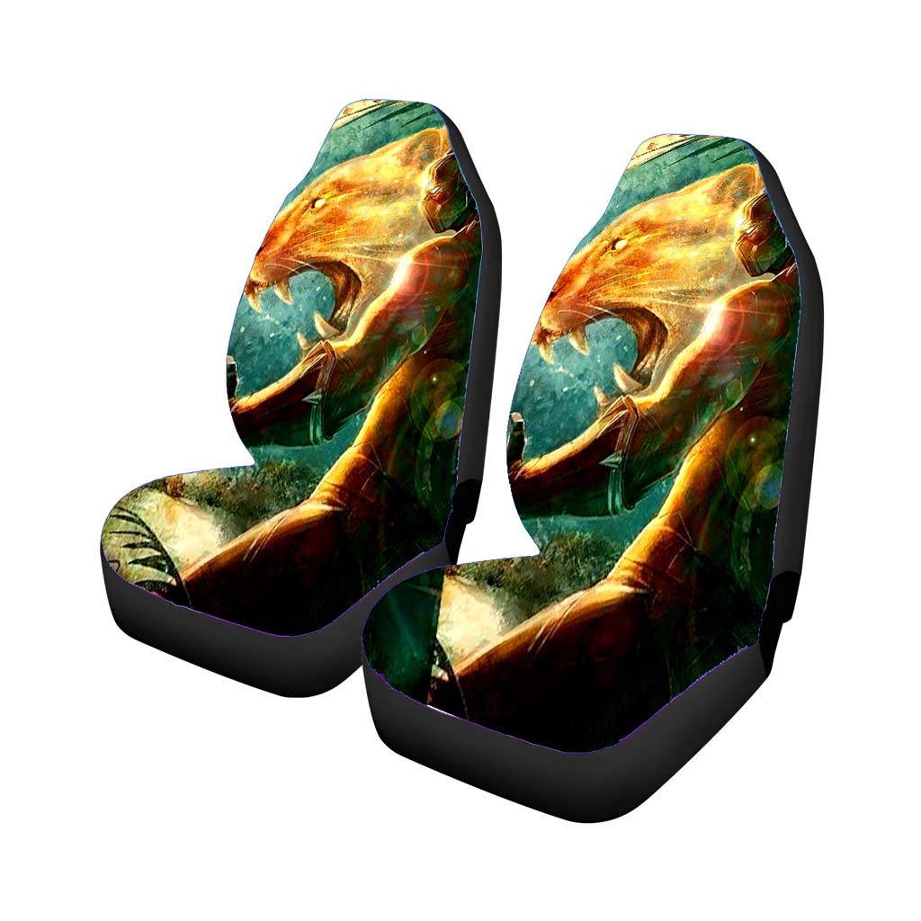 Black Panther Marvel Painting car Seat Covers