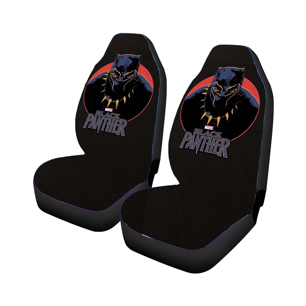 Black Panther Marvel Symbol car Seat Covers