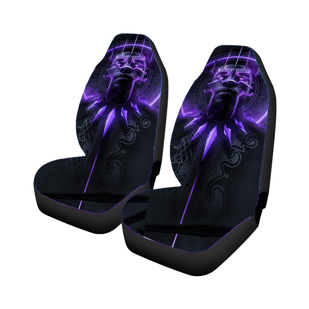 Black Panther The King Tchalla Purple car Seat Covers