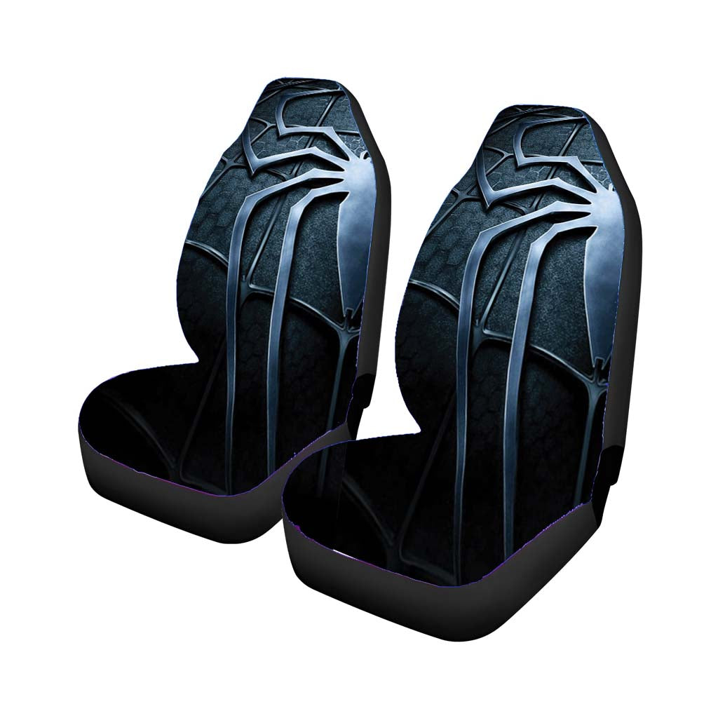 Black Spider Man Suit car Seat Covers