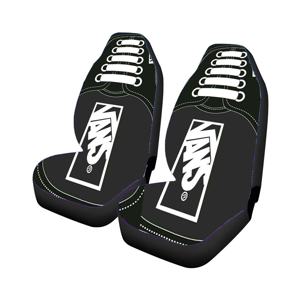 Black Vans car Seat Covers