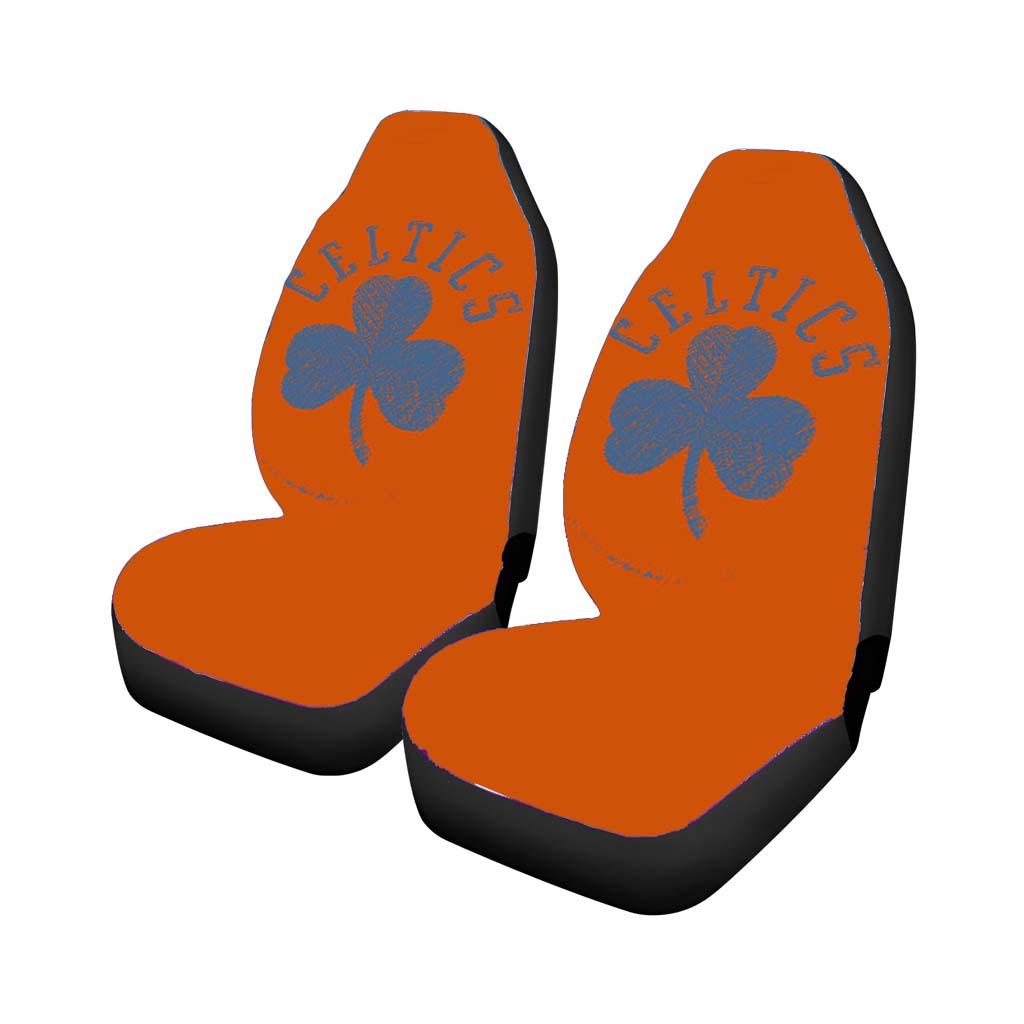 Blue Boston Celtics car Seat Covers