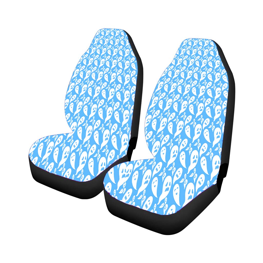 Blue Ghosts Pattern Halloween car Seat Covers