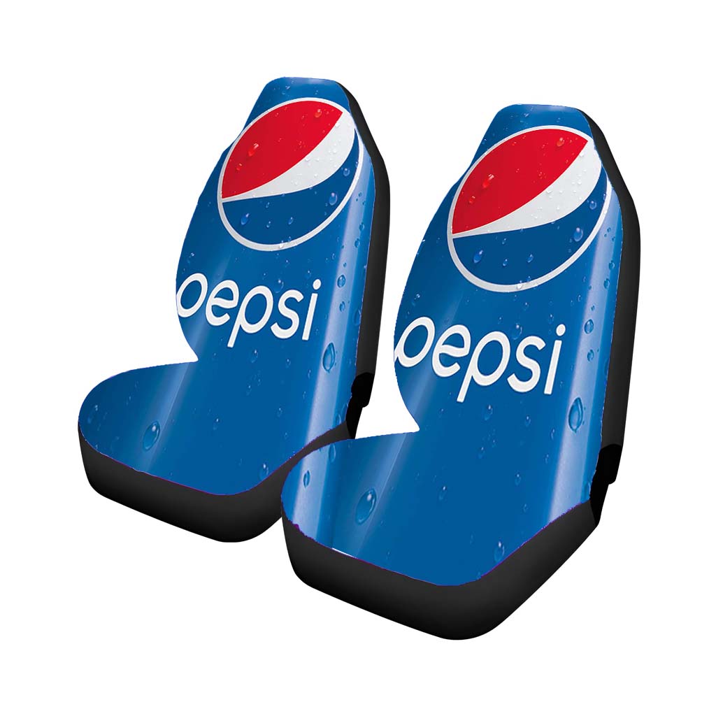 Blue Pepsi Soft Drink Ice Cans car Seat Covers