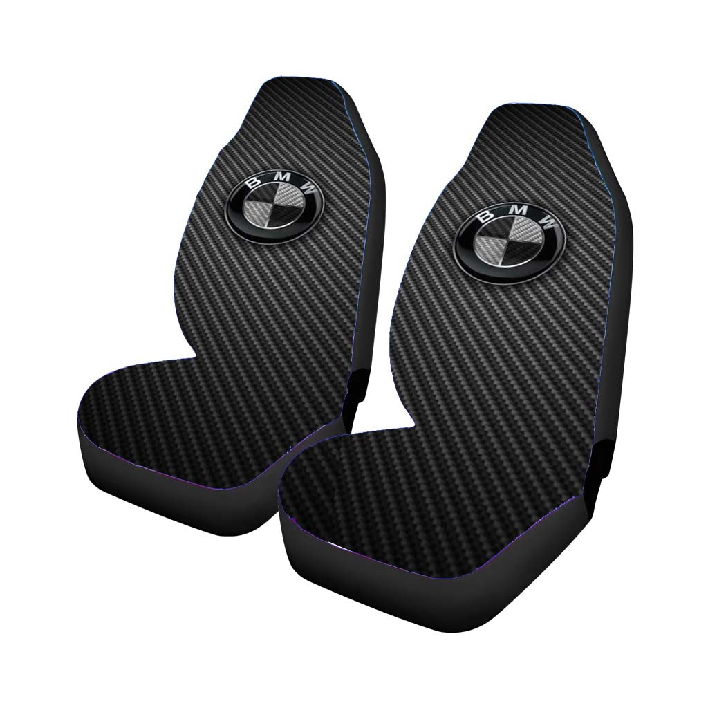 Bmw Black Carbon car Seat Covers