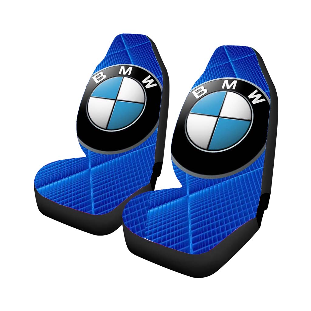 Bmw Logo Blue Carbon car Seat Covers