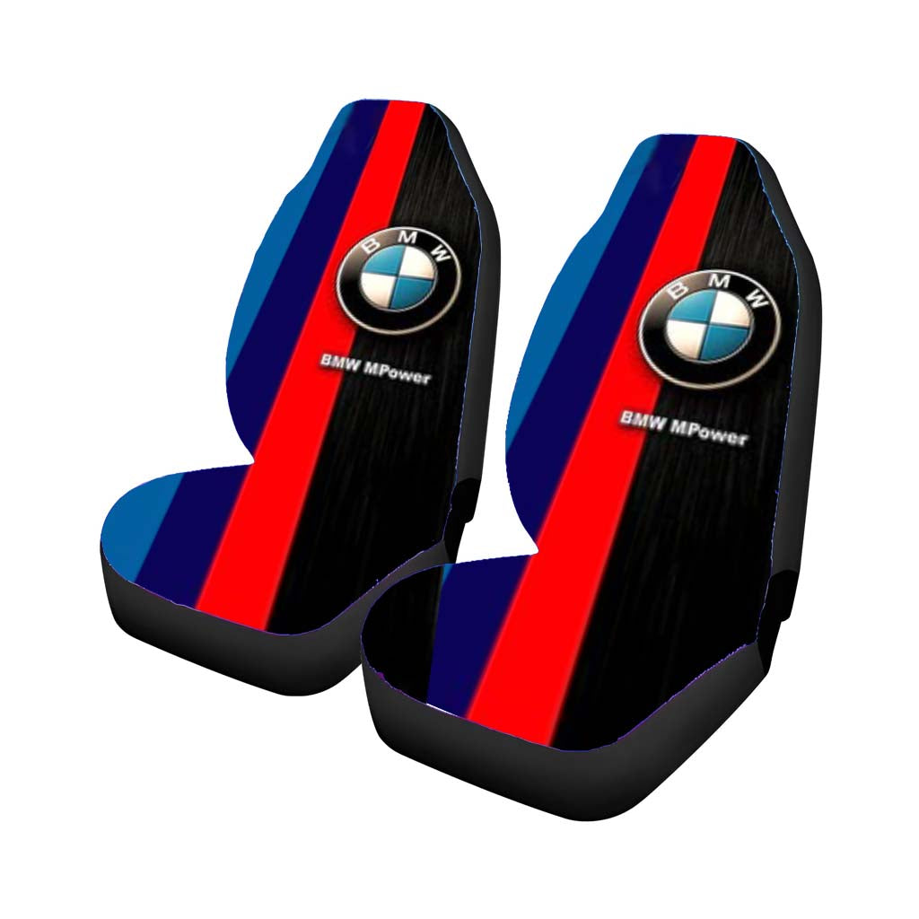 Bmw M Power Strip car Seat Covers