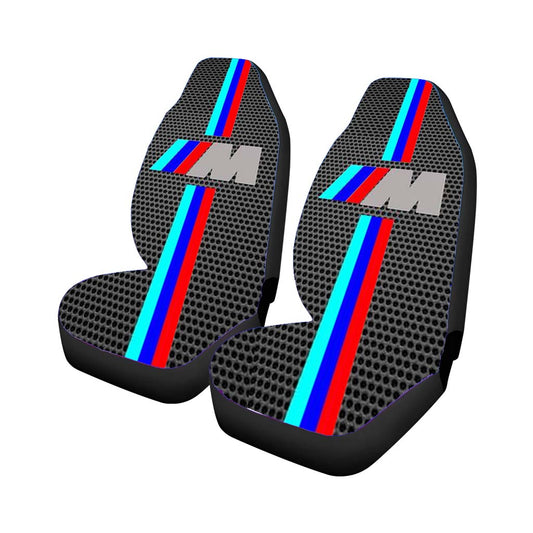 Bmw M Stripe Logo Universal Fit Car Seat Covers