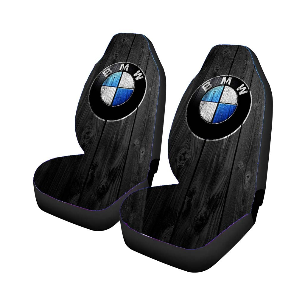 Bmw Wood Black Art car Seat Covers