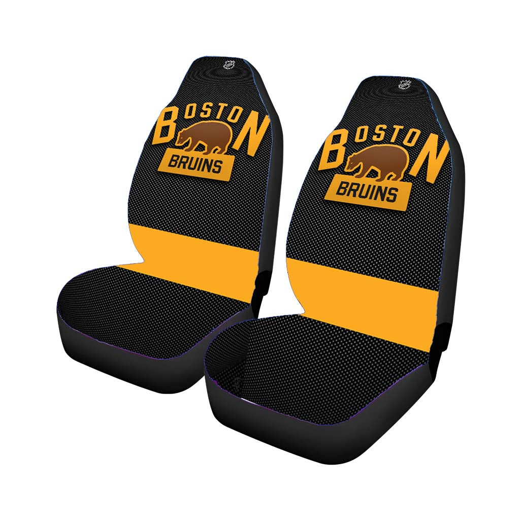 Boston Bruins Bear car Seat Covers