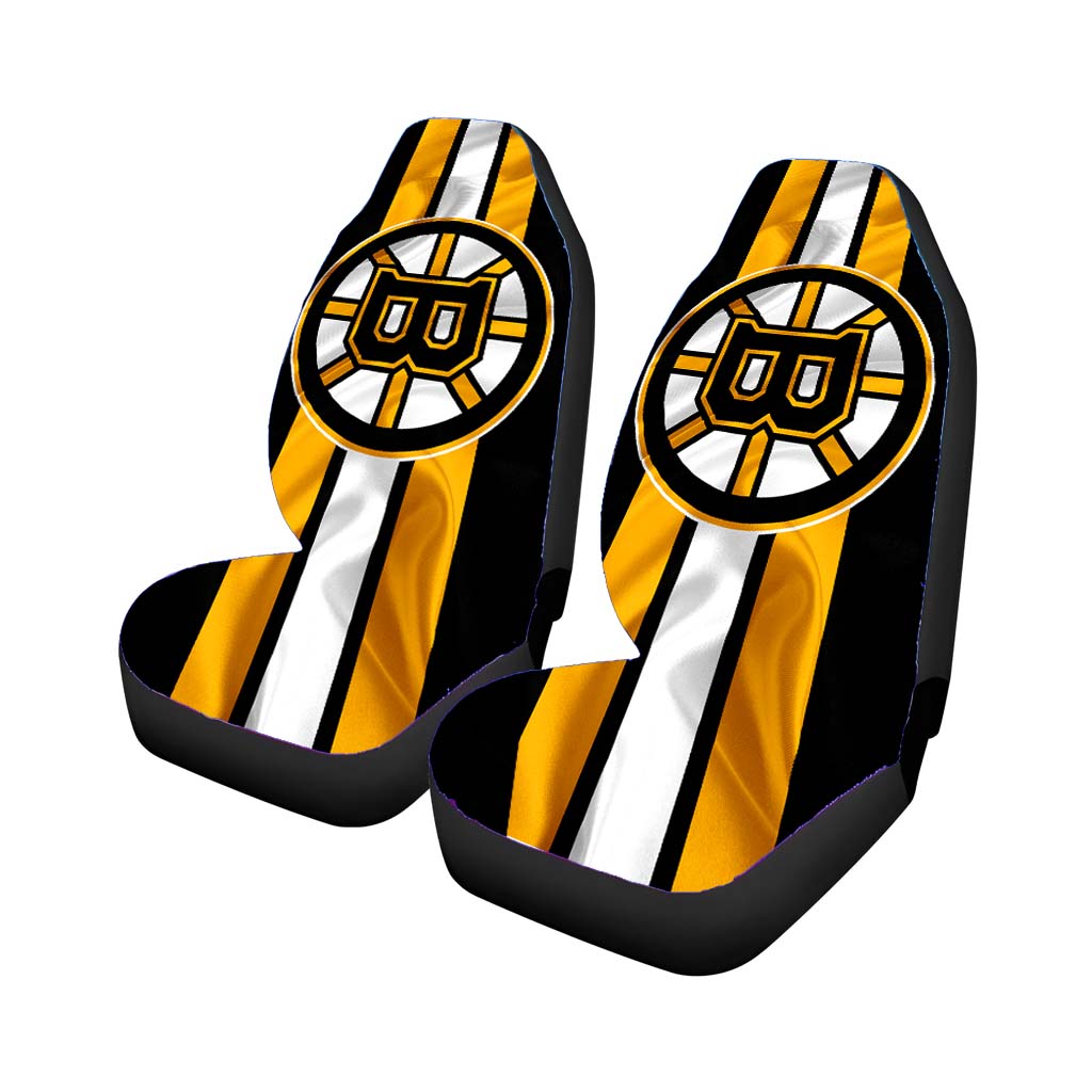Boston Bruins Flag car Seat Covers