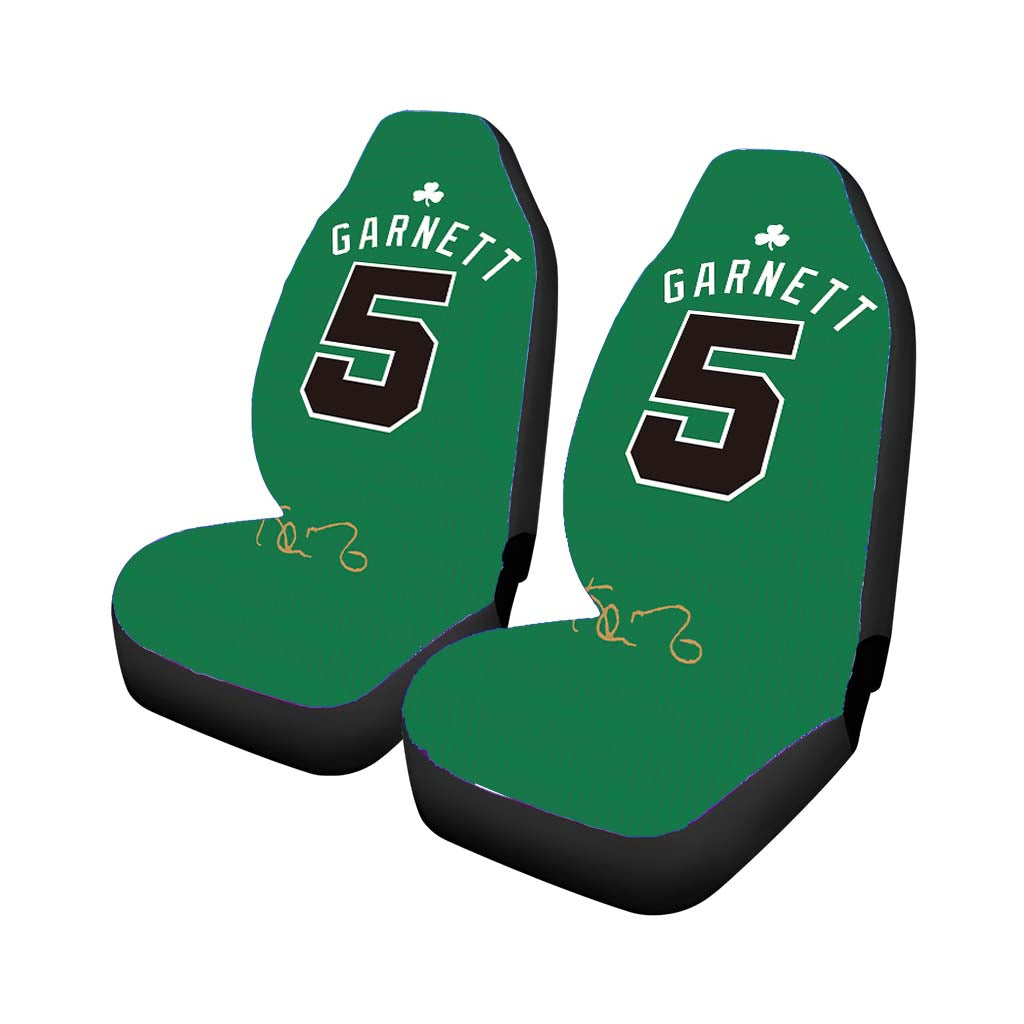 Boston Celtics Garnett car Seat Covers