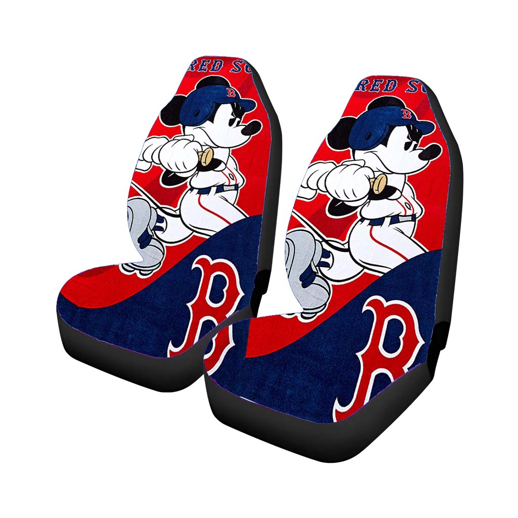 Boston Red Sox Disney Mickey Mouse Mlb car Seat Covers