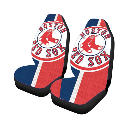 Boston Red Sox Red Blue Split Universal Fit Car Seat Covers