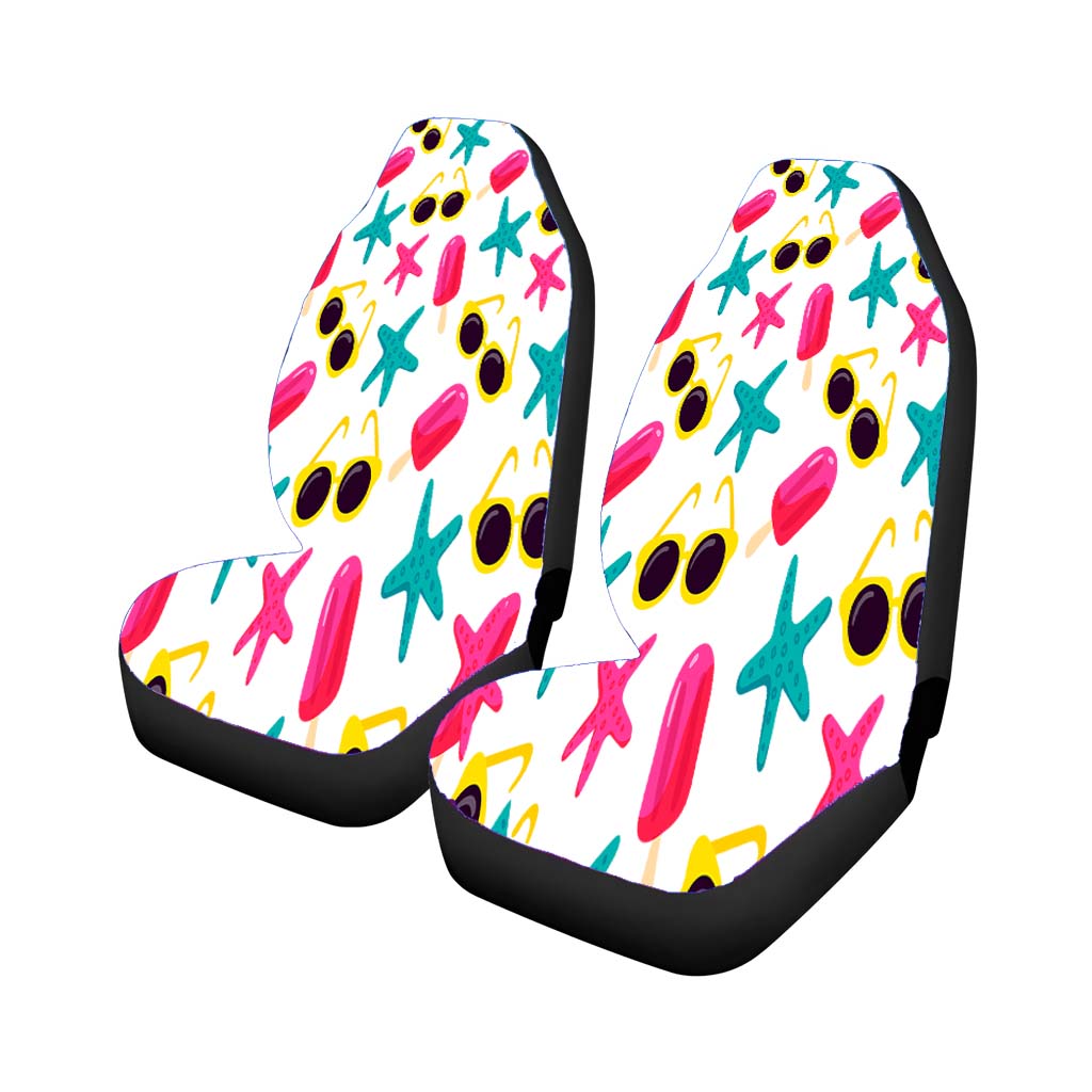 Bright Summer Patterns 04 car Seat Covers
