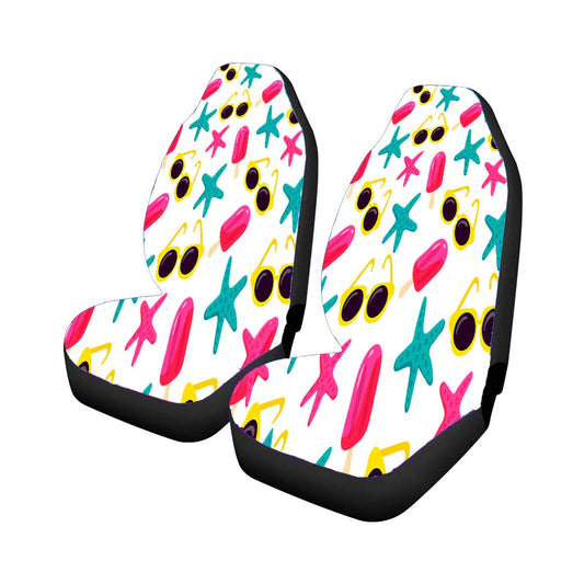 Bright Summer Patterns 04 Universal Fit Car Seat Covers