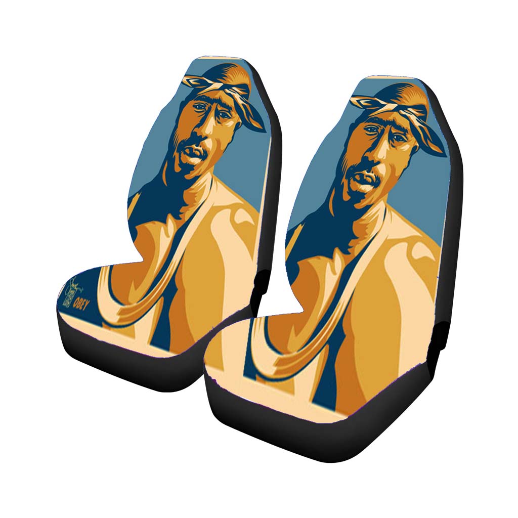 Brown Obey car Seat Covers