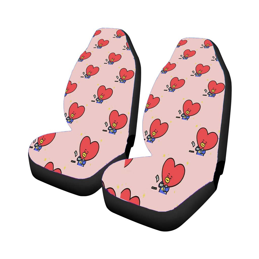 Bt21 Tata Character Pattern Wallpapers car Seat Covers