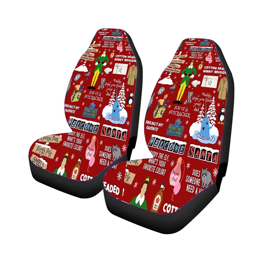 Buddy The Elf Collage car Seat Covers