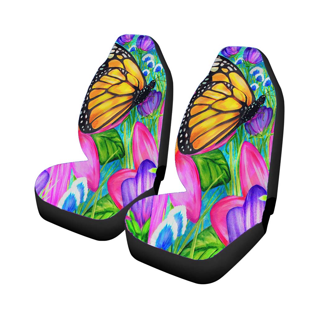 Butterfly Blooms car Seat Covers