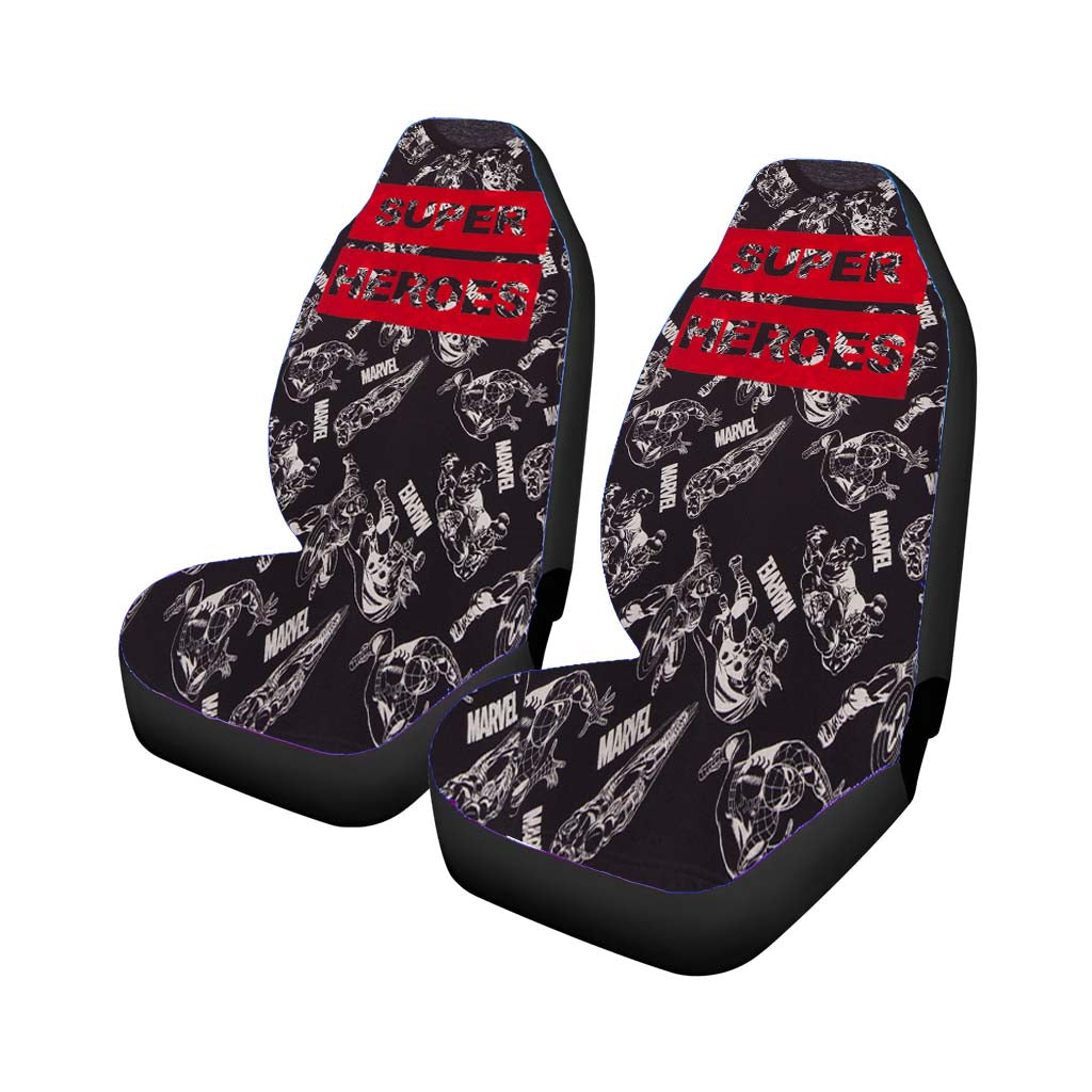 Bw Red Marvel Superheroes car Seat Covers