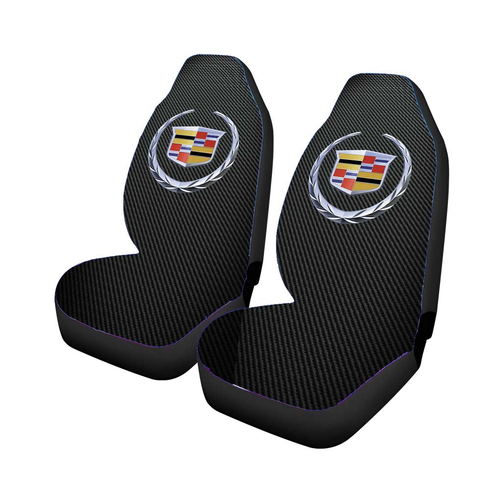 Cadillac Logo Carbon Fiber car Seat Covers