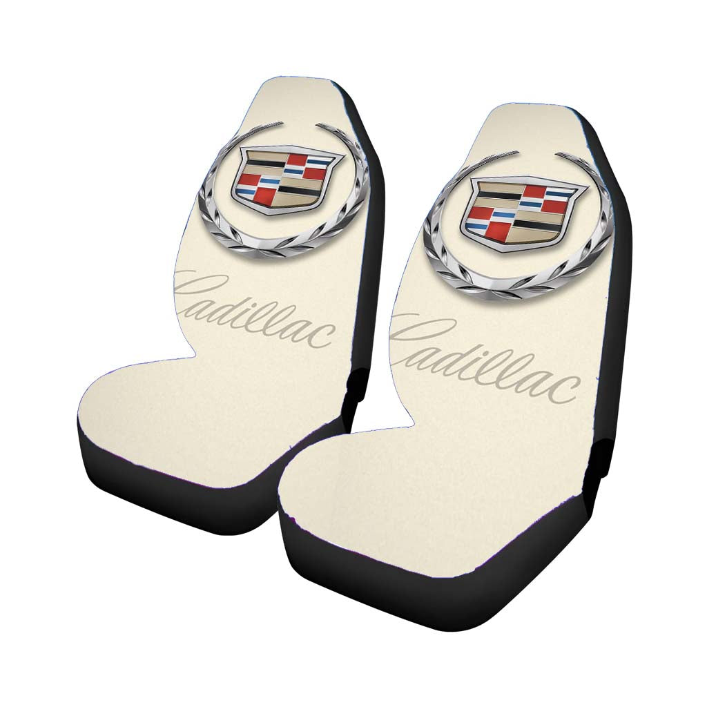 Cadillac White Wallpaper car Seat Covers