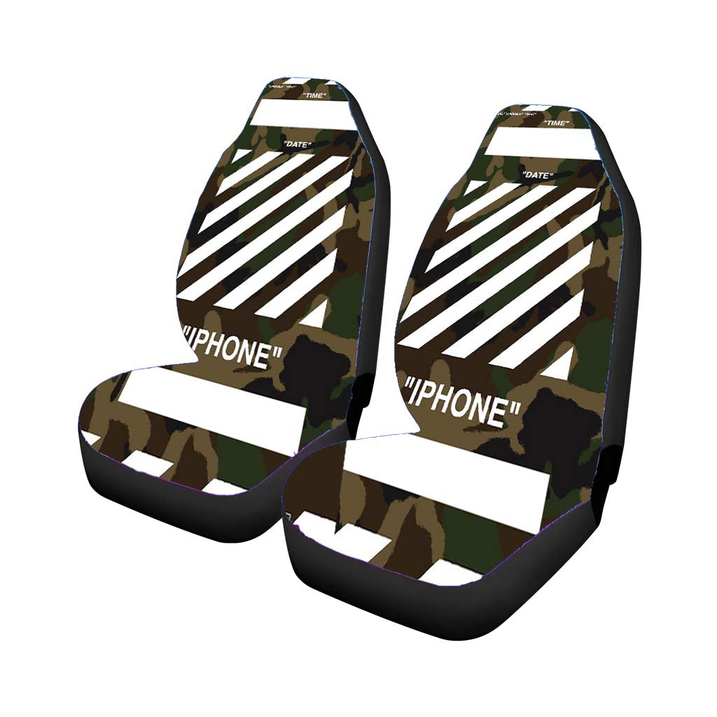 Camouflage Off White Style car Seat Covers