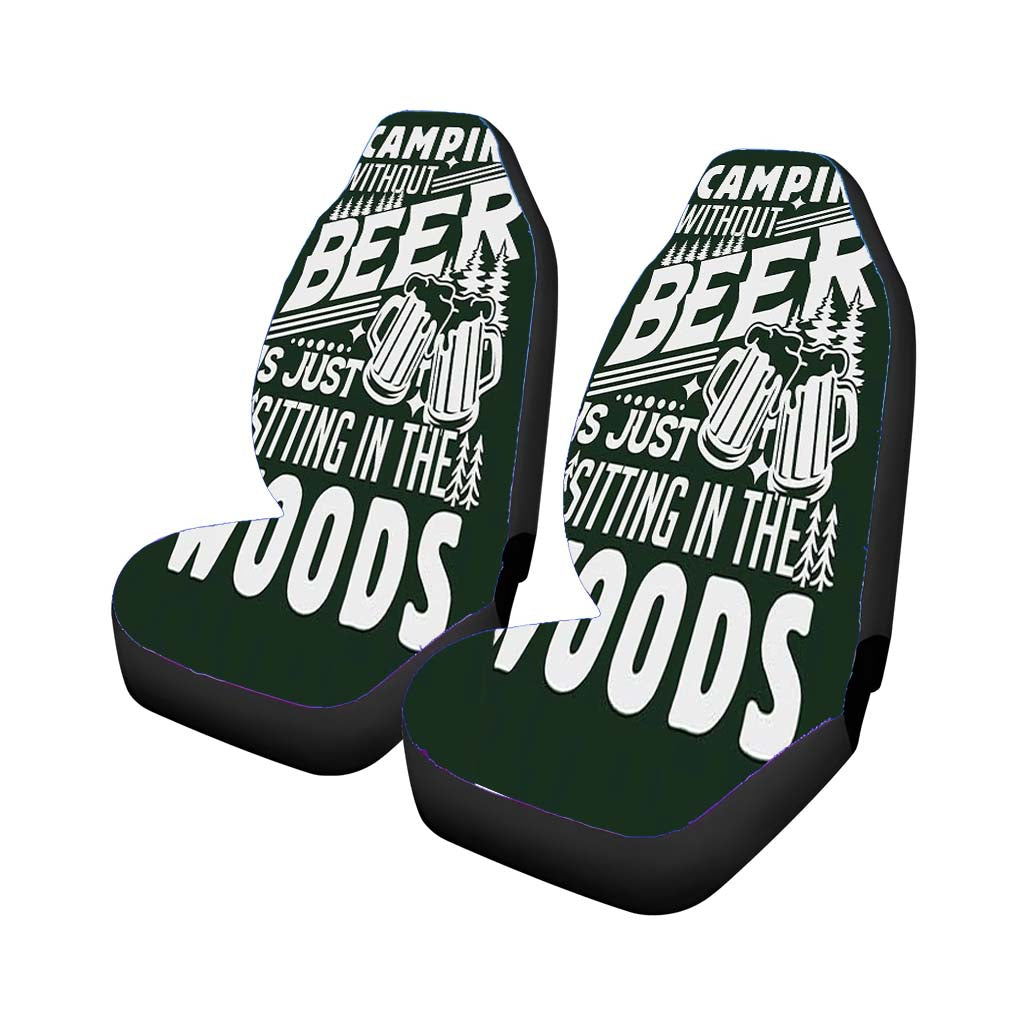 Camping Without Beer car Seat Covers