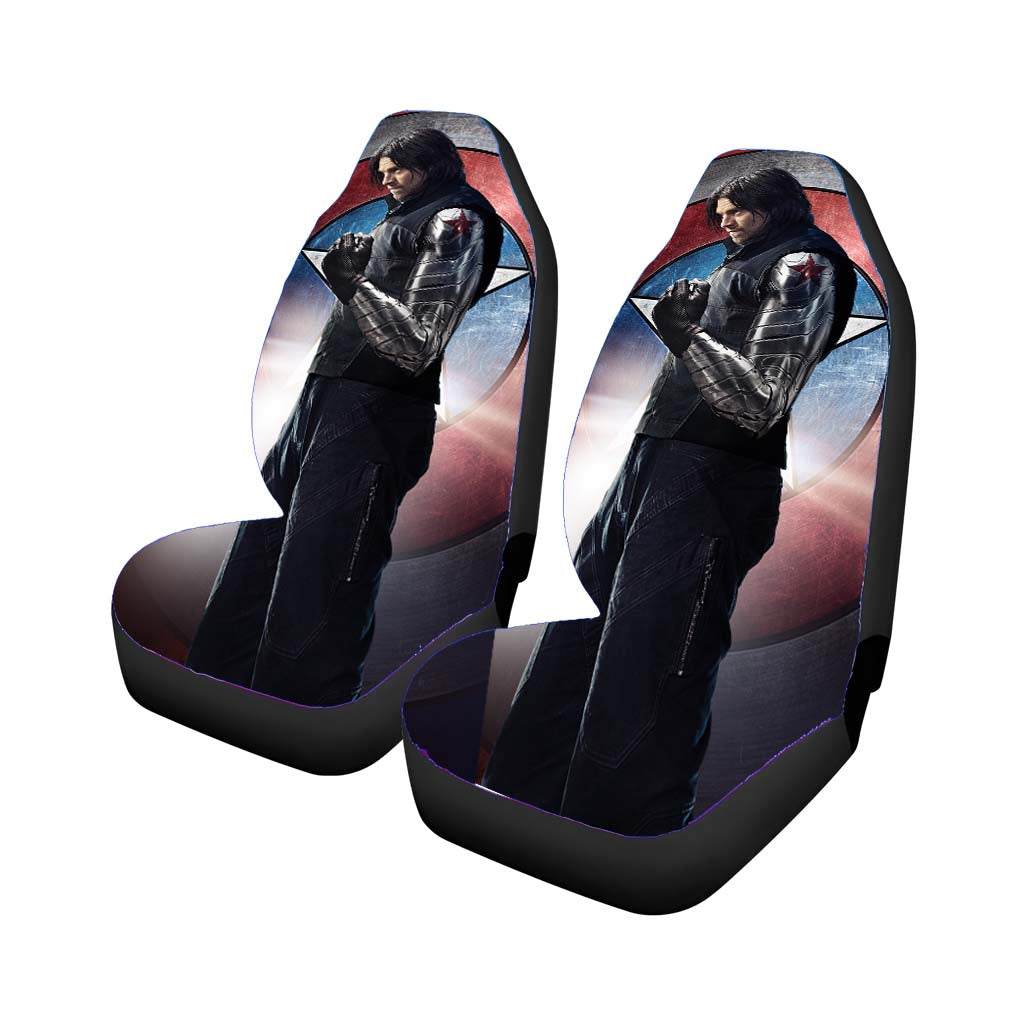 Captain America Bucky car Seat Covers