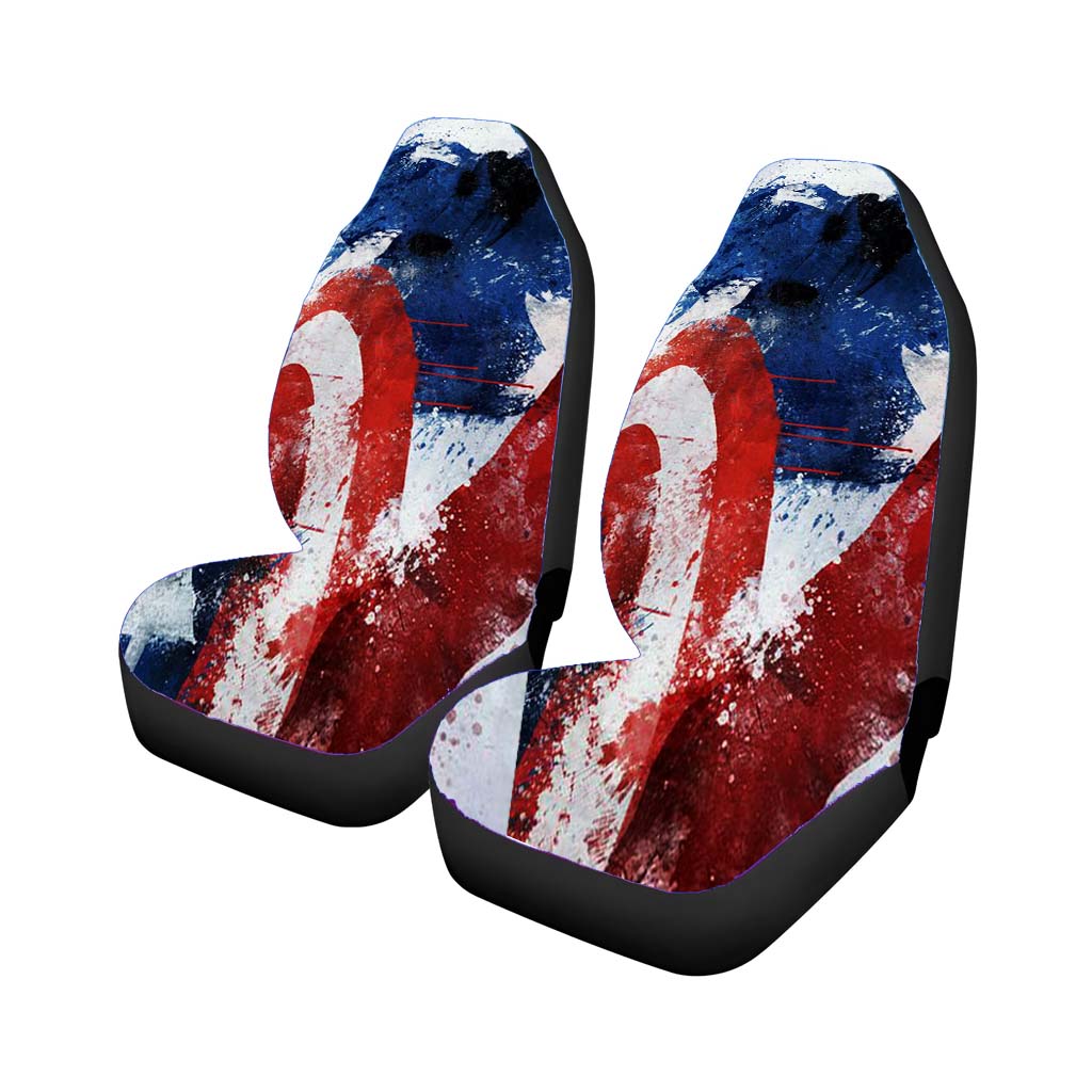 Captain America By Melissa Smith car Seat Covers