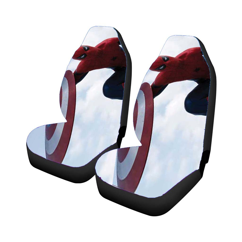 Captain America Civil War Spiderman car Seat Covers