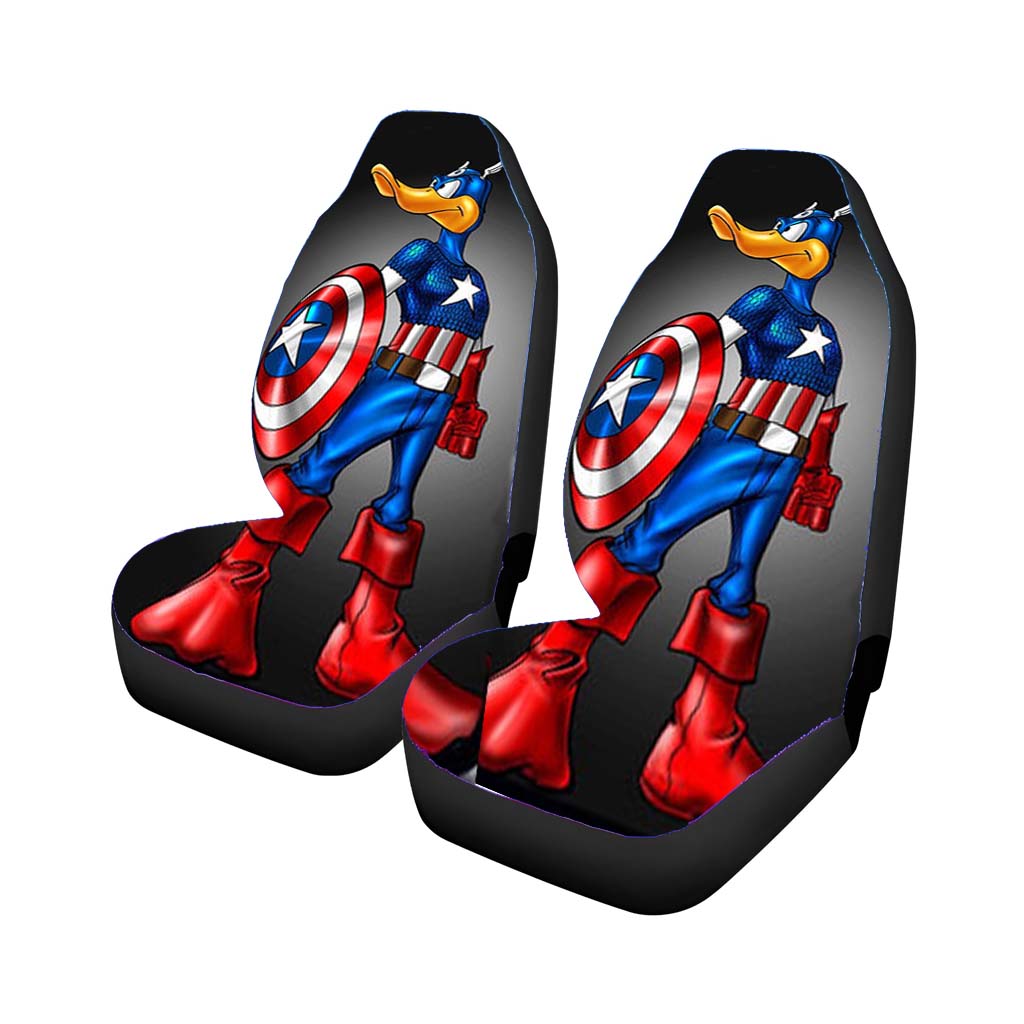 Captain America Daffy Duck car Seat Covers