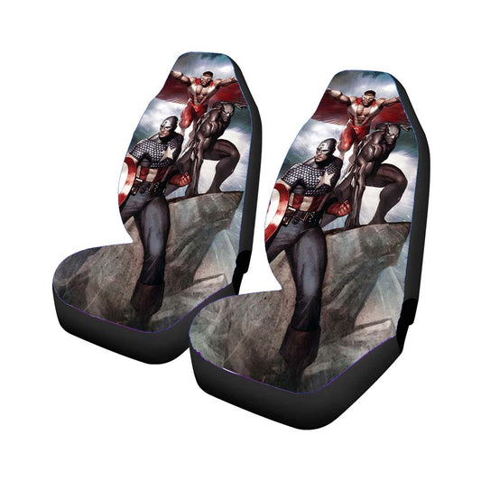 Captain America Falcon Panther Car Seat Covers