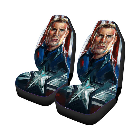 Captain America Illustration Car Seat Covers