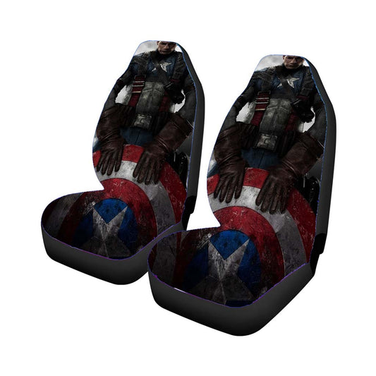Captain America Marvel Civil War Car Seat Covers